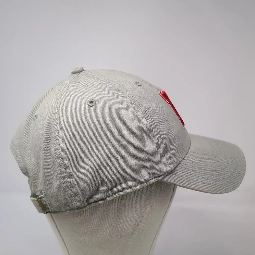 Nebraska Cornhuskers NCAA '47 Baseball Cap Gray Red Embroidered Logo One Size